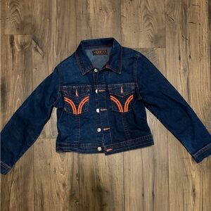 Levi's Kids Denim Jacket with Orange Details